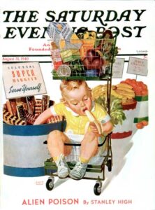 В 1940 году, когда ребенок в тележке для покупок украсил обложку The Saturday Evening Post